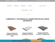 Tablet Screenshot of chapasandwich.com